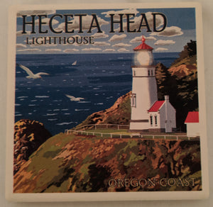 Stone Coasters - Assorted Styles Heceta Head OR