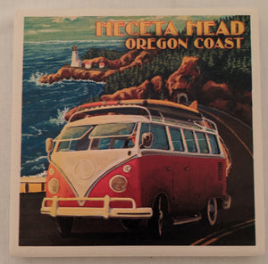 Stone Coasters - Assorted Styles Heceta Head OR