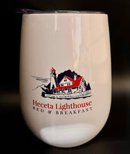 Load image into Gallery viewer, Wine/Cocktail Tumbler with Heceta B&amp;B logo
