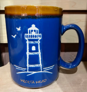 Hand glazed Lighthouse mug