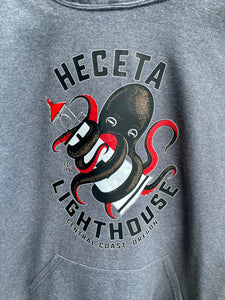 Heceta Kracken Hoodie Charcoal