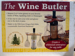 Wine Butler - Oregon Red Alder