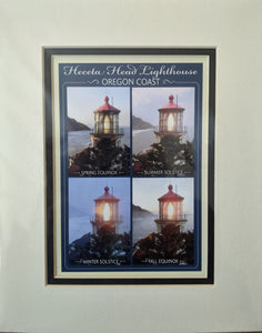 Heceta Head Lighthouse Four Season Photo
