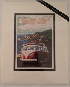 Heceta Head OR Coast vintage Bus Photo